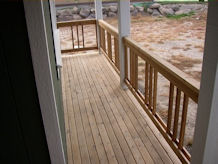 We install cedar railings in Carnation, WA